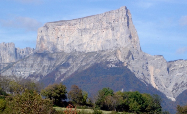 en redescendant vers grenoble